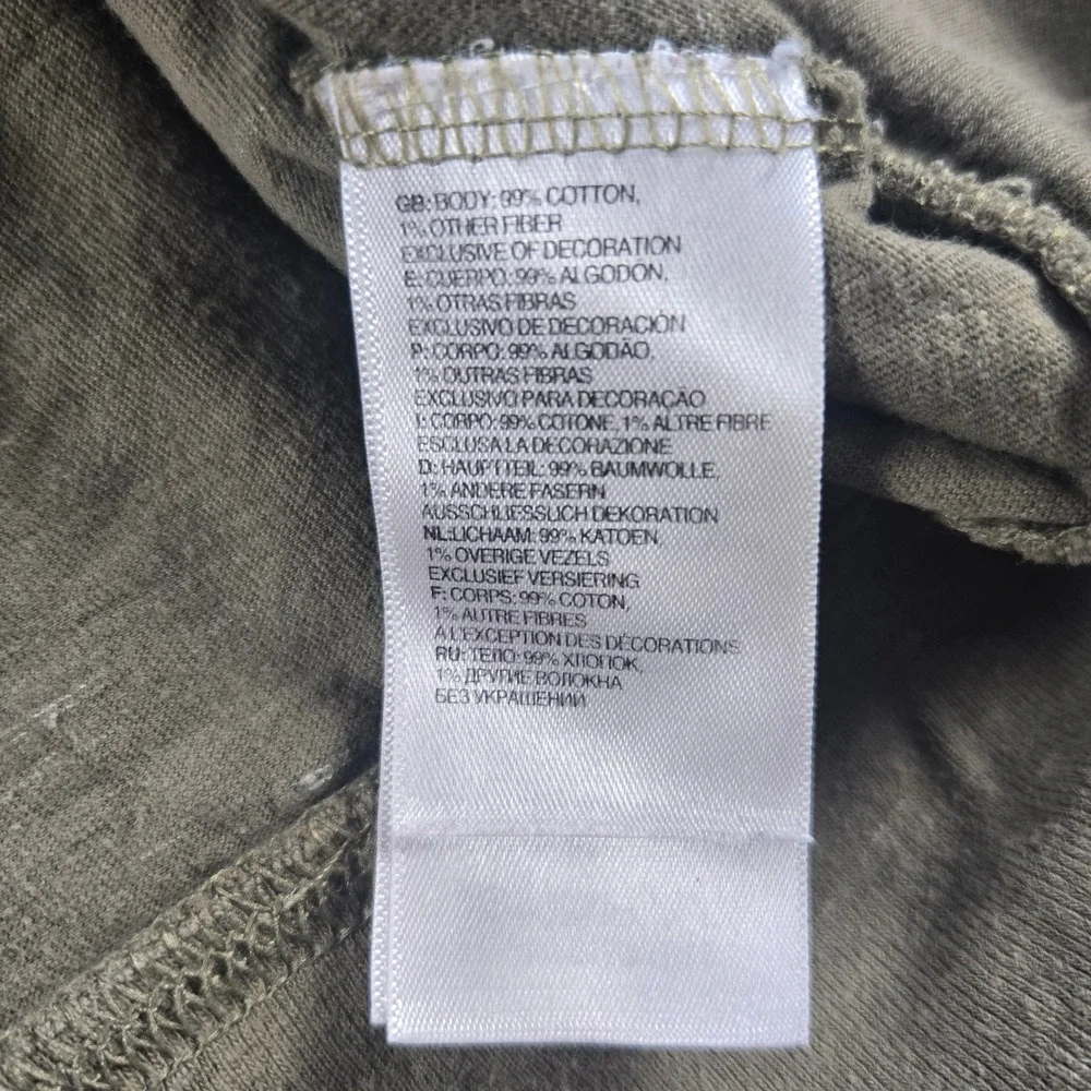 The North Face Hoodie Men's‎ Small Green Lightweight Henley Hooded Sweatshirt